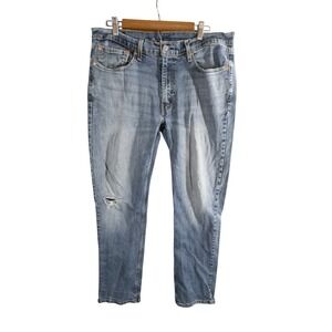 Levis 514 Blue Jeans Mens 36x34  Regular Fit Straight Leg Cotton Denim Levi's